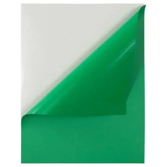 JAM Paper Shipping Labels, 8.5" x 11" Green {5}