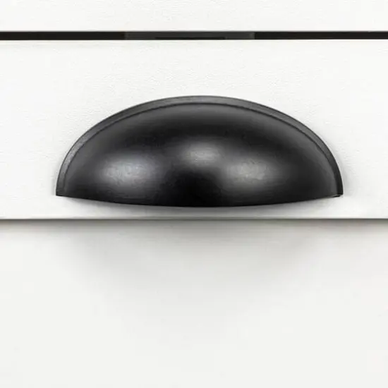 Household Essentials 30" Scandi White Finish Laundry Sorter Cabinet {10}