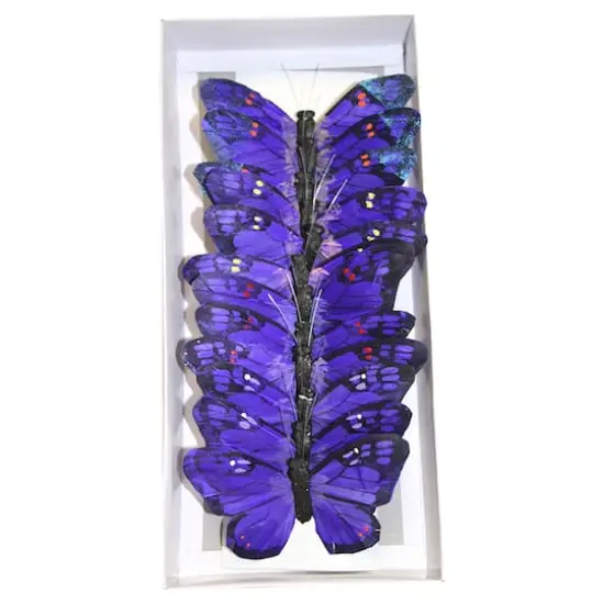 Reliant 5" Purple Butterflies, 12ct. {1}