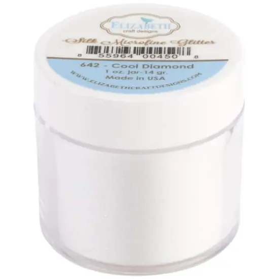 Elizabeth Craft Designs Cool Diamond Silk Microfine Glitter, 1oz. {1}
