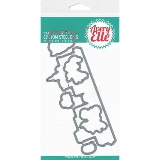 Avery Elle Elle-Ments Superheroes Custom Steel Dies {1}