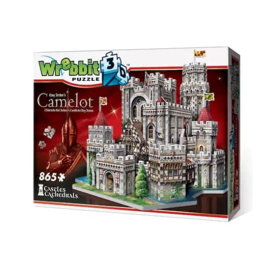 Wrebbit 3D Puzzle&trade; King Arthur's Camelot 865 Piece Puzzle {3}
