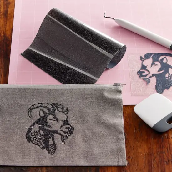 Cricut Joy&trade; Smart Iron-On&trade; Glitter Black {3}