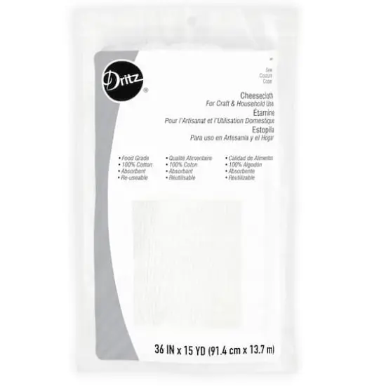 Dritz&reg; White Cheesecloth, 36" x 15yd. {1}
