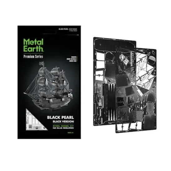 Metal Earth&reg; Premium Series Black Pearl Black Version Steel Model Kit {3}