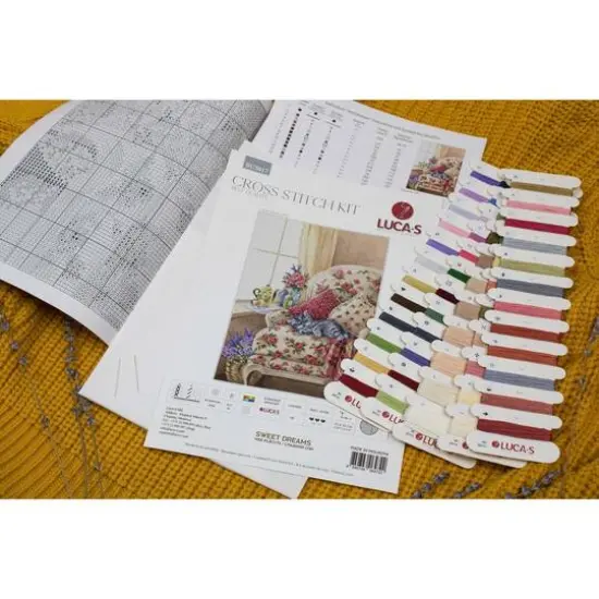 Luca-S Sweet Dreams Counted Cross-Stitch Kit {4}