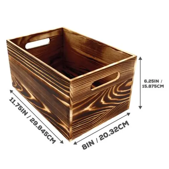 ArtSkills&reg; 14" Large Rustic Solid Wood Crate, 3ct. {3}