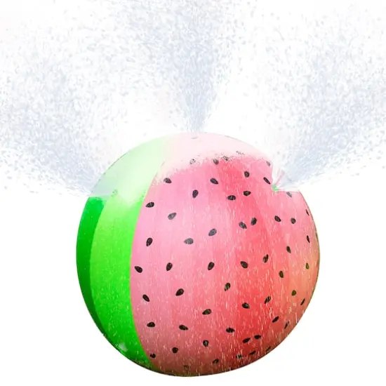 PoolCandy Giant Watermelon Beach Ball Sprinkler {1}