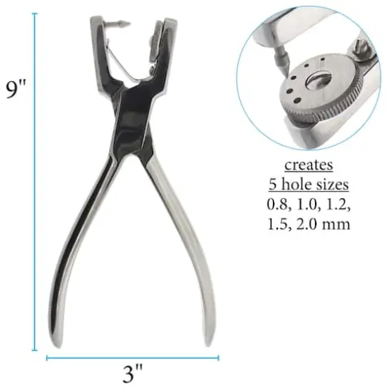 The Beadsmith&reg; Rotary Hand Sewing Leather Punch {5}