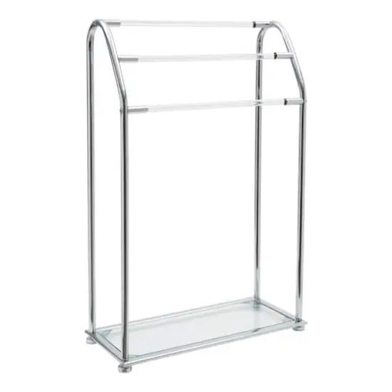 Organize It All Freestanding Acrylic Towel Rack {1}