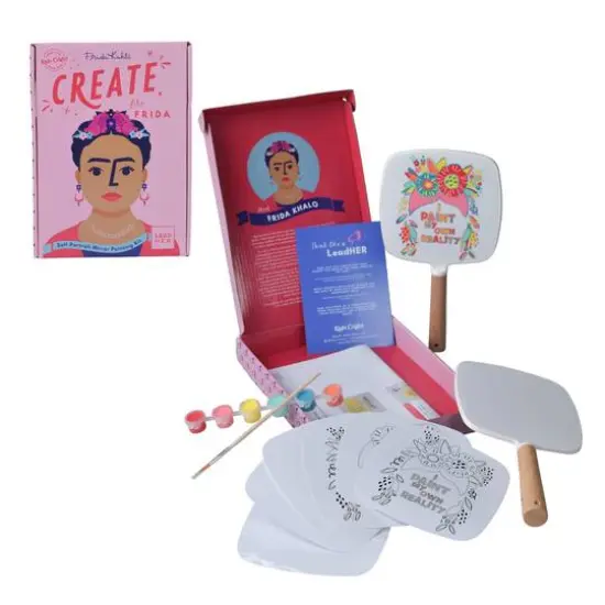 Kids Crafts Create Like Frida Self-Portrait Mirror Painting Kit {1}