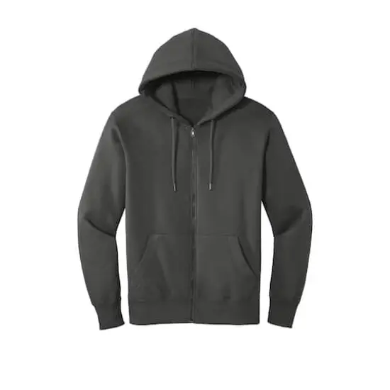 District&reg; Perfect Weight&reg; Fleece Full-Zip Hoodie Charcoal {1}