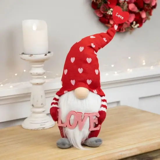 18.5" Hearts & Love Valentine's Day Gnome {3}