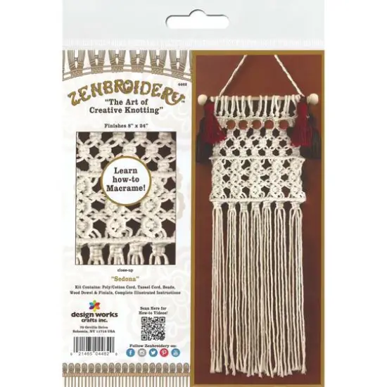 Design Works&trade; Zenbroidery&trade; Sedona Macrame Kit {4}