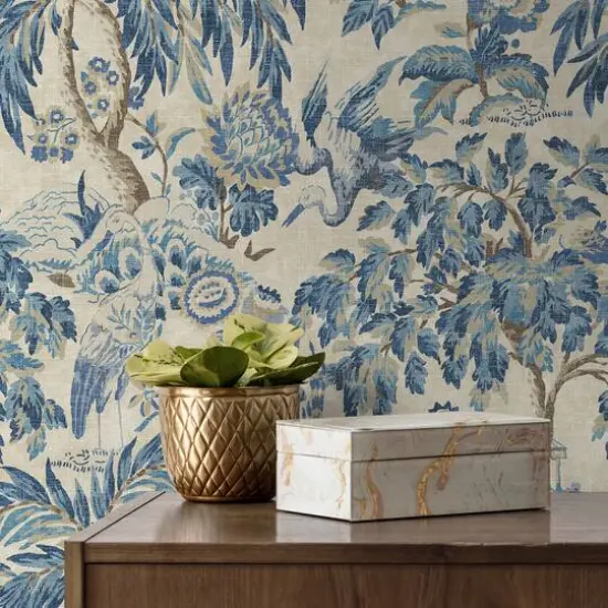 Surface Style Forest & the Trees Peel & Stick Wallpaper Delft {7}