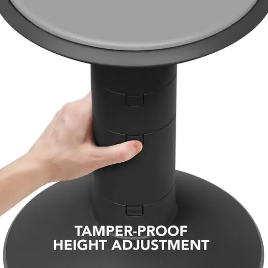 Storex Adjustable Wiggle Stool, Black {10}