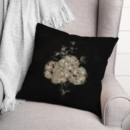 Moody Hydrangeas 18" x 18" Indoor/Outdoor Pillow {4}