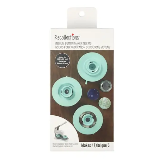 Medium Button Maker Inserts by Recollections&trade; {1}