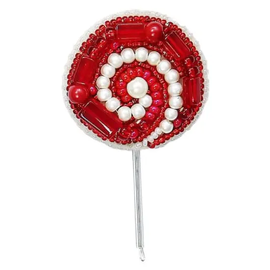 Crystal Art Beadwork Kit For Creating Broоch Lollipop {4}