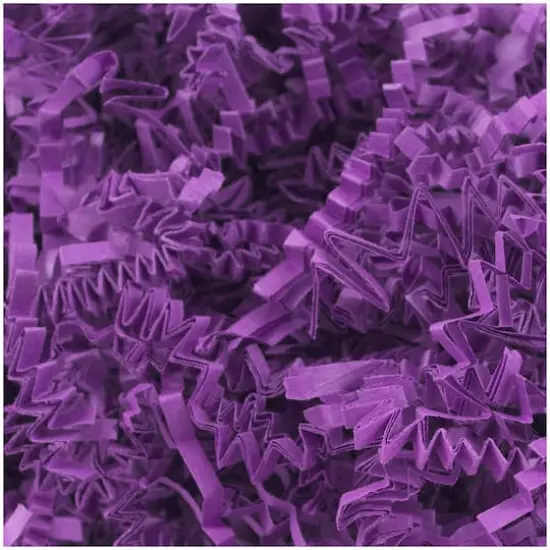 JAM Paper Crinkle Cut Shred Tissue Paper, 2oz. Purple {4}