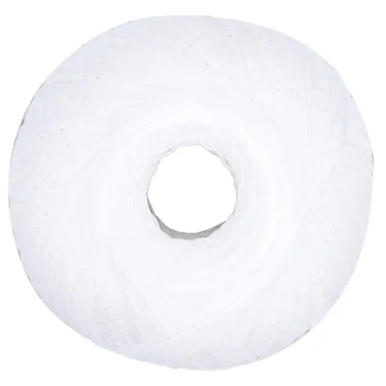 Aunt Lydia's&reg; Jumbo Crochet Cotton Thread, White {6}