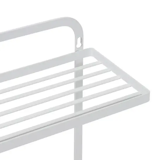 Honey Can Do White Spice Rack & Paper Towel Holder {5}