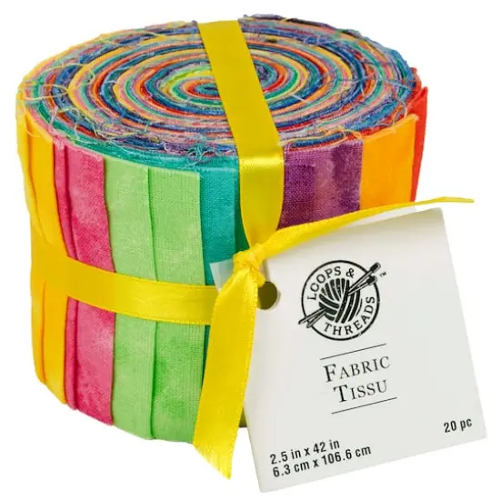 Multicolor Fabric Strips by Loops & Threads&trade; {1}