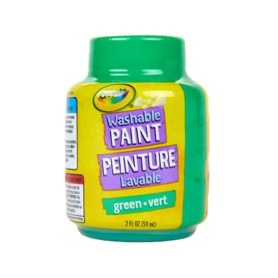 Crayola&reg; 2oz. Green Washable Paints, 12ct. {3}