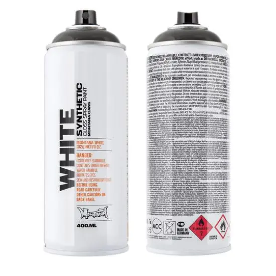 Montana&trade; Cans WHITE Spray Paint 7070 B-52 {1}