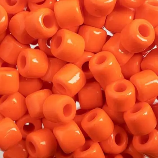 PRECIOSA Rola&trade; Opaque Czech Glass Seed Beads, 7.7mm Orange {1}