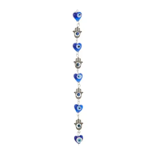 Blue & Silver Hand of Peace Charms by Bead Landing&trade; {4}