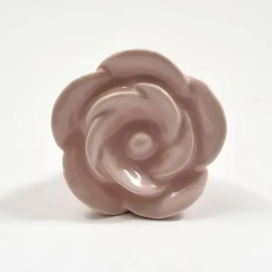 Dritz&reg; Home Pale Pink Ceramic Flower Knob, 6ct. {3}