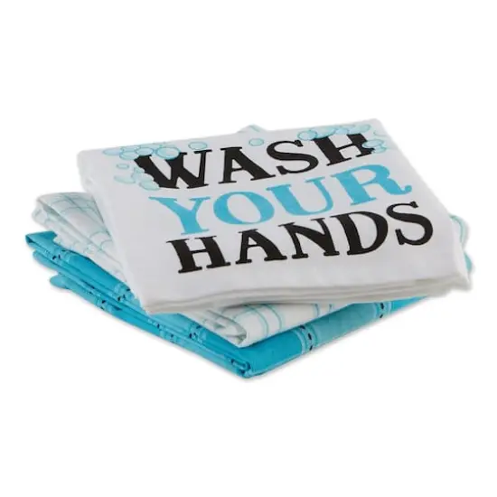 DII&reg; Wash Your Hands Dishtowel Set {3}