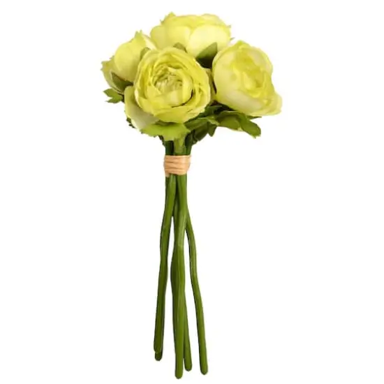 Mini Spring Green Ranunculus Artificial Bundle {1}