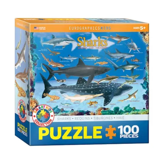 Smart Kids Collection - Sharks: 100 Pcs {3}