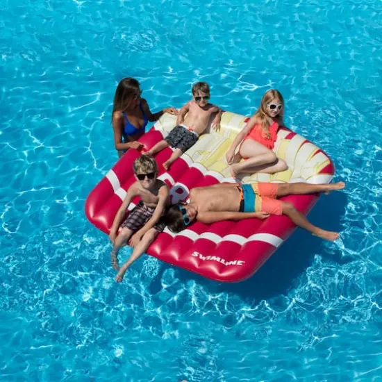 69" Inflatable French Fries Swimming Pool Float {3}