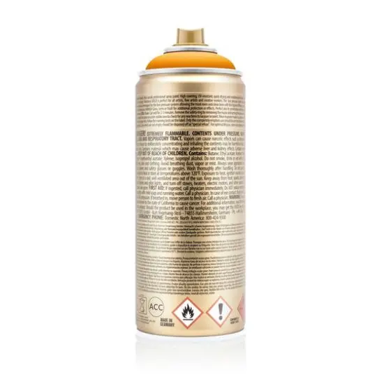 Montana&trade; Gold Acrylic Professional Spray Paint G1240 Golden Yellow {7}