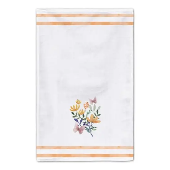 Butterflies and Flowers Tea Towel - Set of 2 {5}