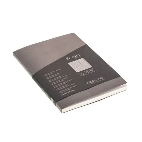 Fabriano&reg; Ecoqua Plus Dotted A5 Glue-Bound Notebook Gray {6}