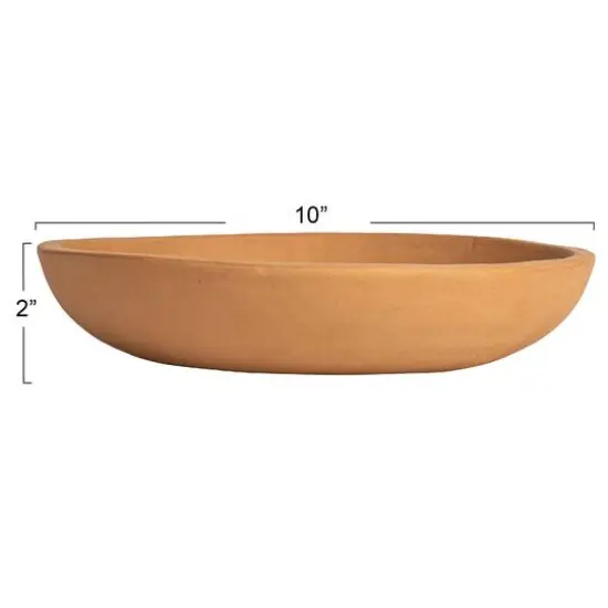 Hello Honey&reg; 10" Orange Terracotta Bowl {6}