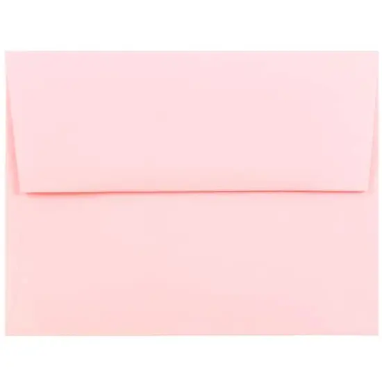JAM Paper 4.375" x 5.75" Premium Invitation Envelopes, 50ct. Baby Pink Pastel {1}