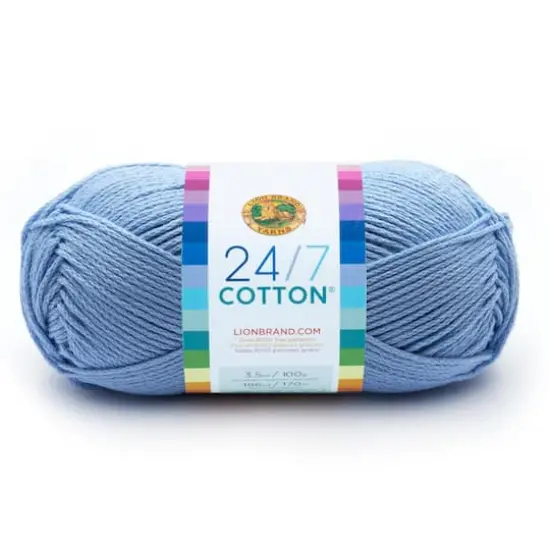 Lion Brand&reg; 24/7 Cotton&reg; Yarn Sky {1}
