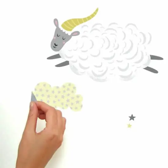 RoomMates Counting Sheep Peel & Stick Wall Decals {7}