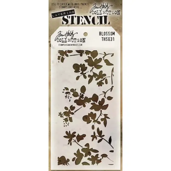 Stampers Anonymous Tim Holtz&reg; Blossom Layering Stencil {1}