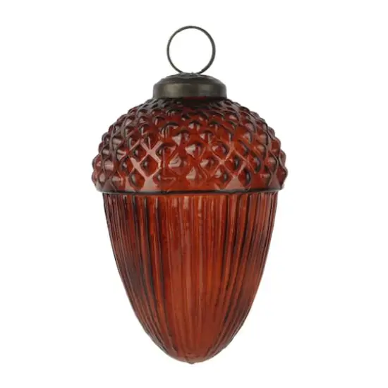 4" Brown Glass Acorn Ornament by Ashland® {1}