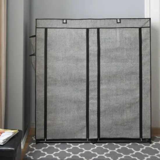 Simplify 7-Tier Double Wide 14-Shelf Shoe Closet {7}