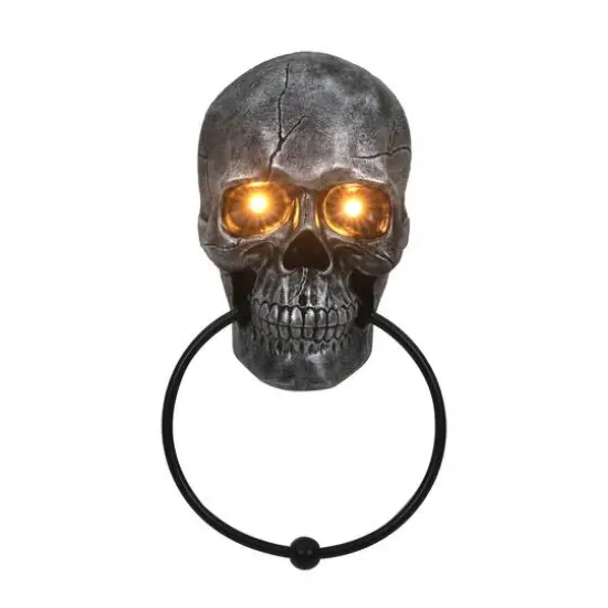 10" LED Skull Door Knocker by Ashland&reg; {3}