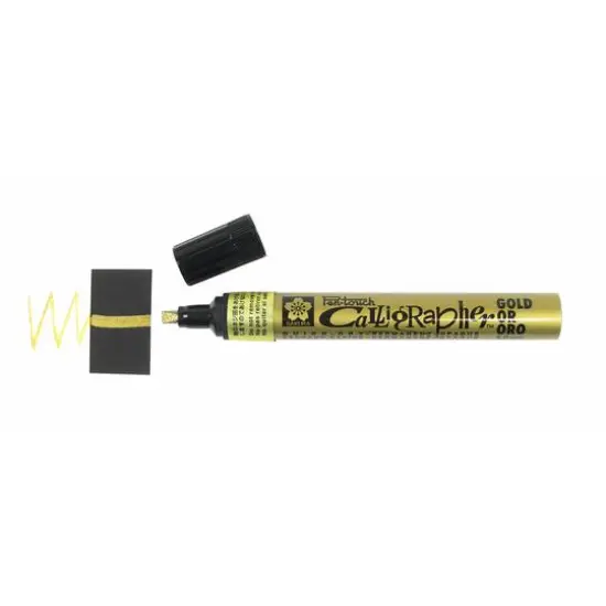 Sakura&reg; Pentouch Calligrapher&trade; Medium Pen Gold {4}