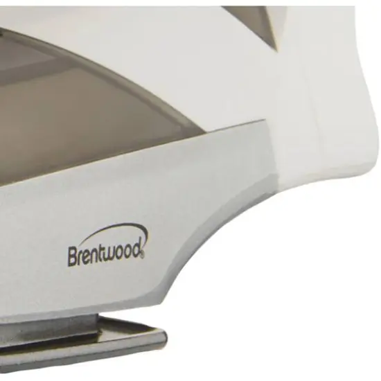 Brentwood 1,200W Nonstick Steam Iron with Retractable Cord White {8}