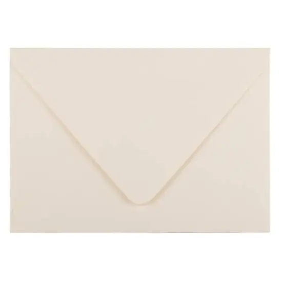 JAM Paper Ivory A7 Invitation Envelopes with Euro Flap, 50ct. {1}